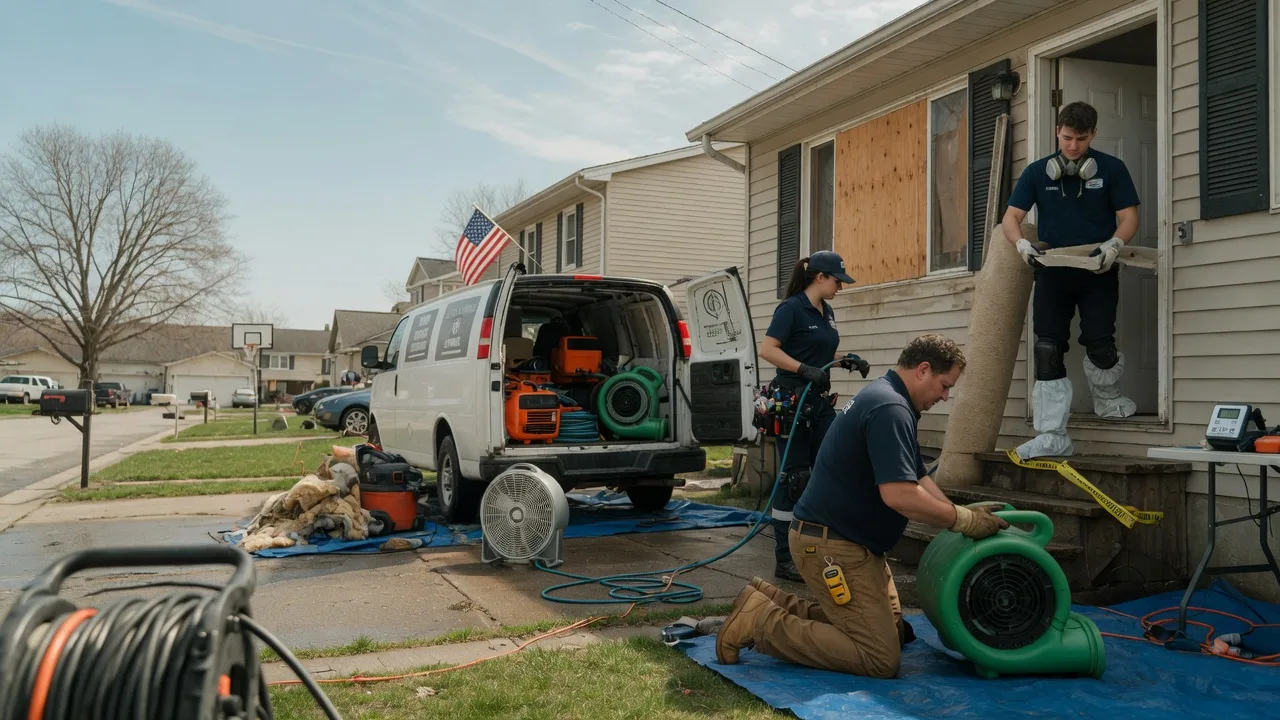 Water Damage Restoration in Wanblee, SD near me